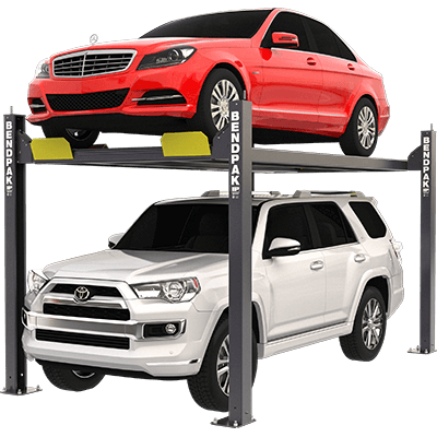 HD-7 Four-Post Parking Lift by BendPak