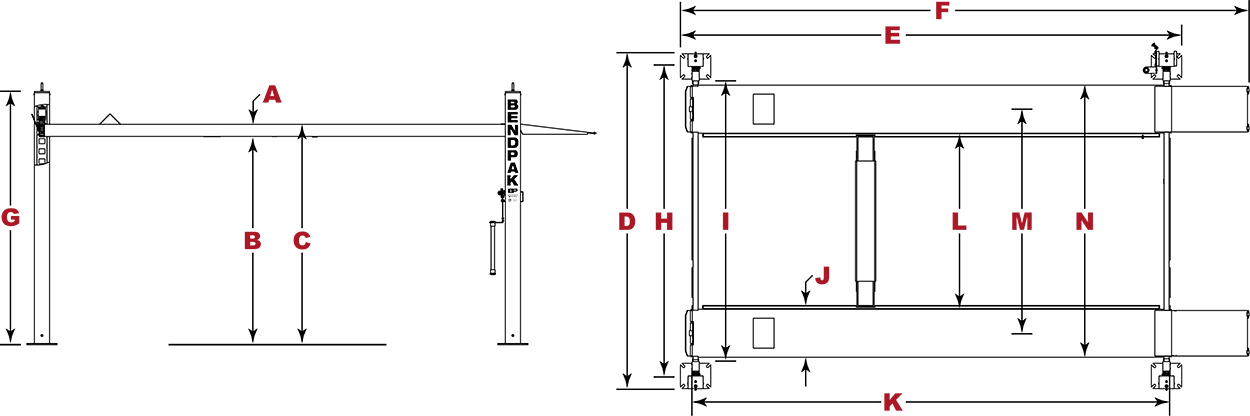 HD-7500BLX specs diagram