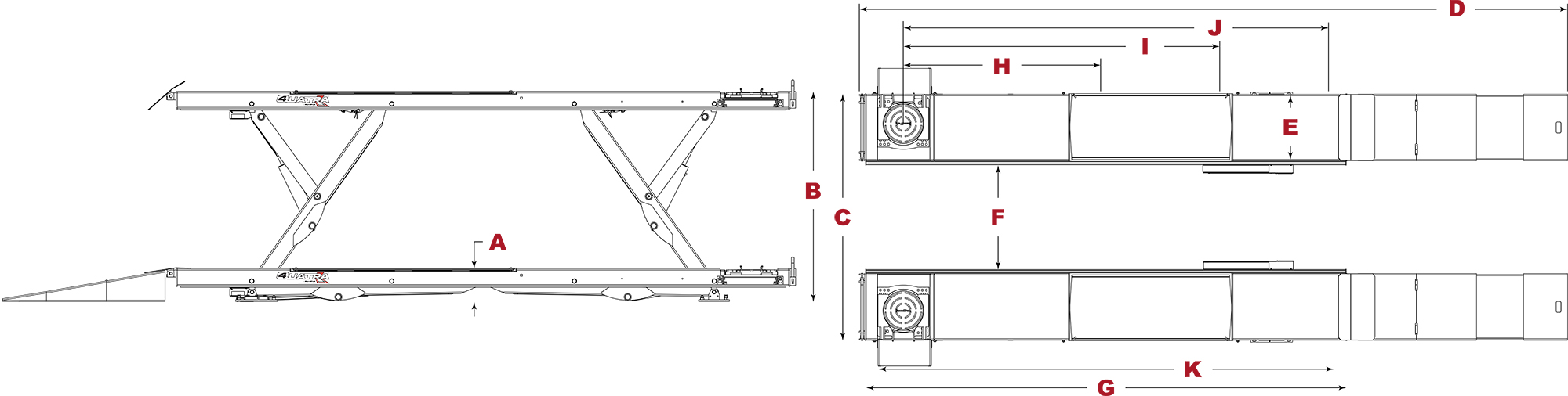 XR-12000AL specs diagram