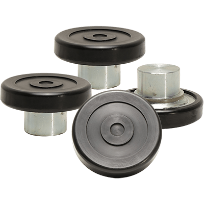 Round Drop-In Lift Pad Assembly for Two-Post Hoists