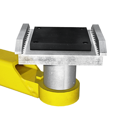 BendPak's Wide Frame Cradle Pads for Two-Post Hoists