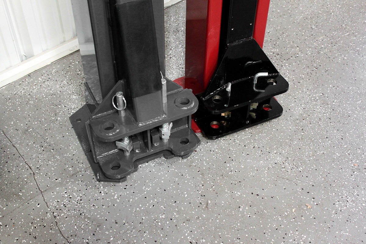 BendPak 2-Post Hoist Carriage Comparison Challenger E10 Lift