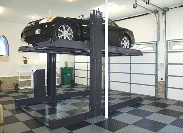 Two-Post Parking Hoist Home Garage