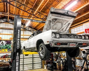 69 Plymouth Raised BendPak Two Post Hoist