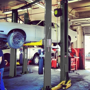 Super Tall Two Post Hoist Auto Repair