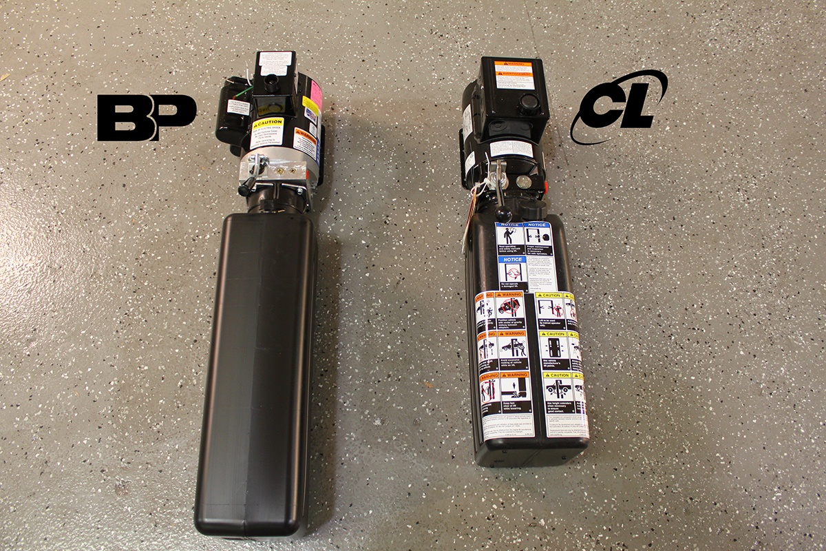 Power Units Comparison BendPak vs. Challenger Two-Post Hoists