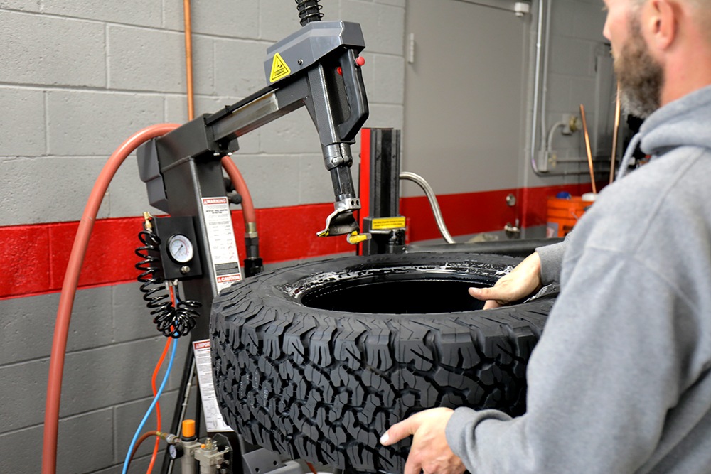 Tyre Changers Tilt-Back Tower Design