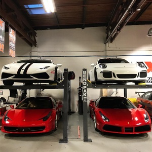 Storing High End Sports Cars BendPak Hoist