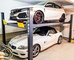 BendPak Four Post Hoist Car Storage