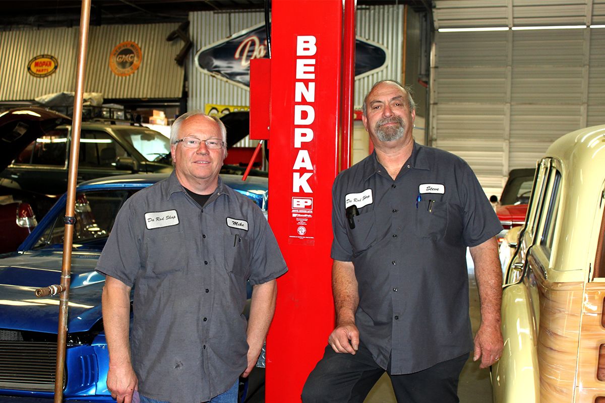 BendPak Two-Post Hoist Red at Da Rod Shop