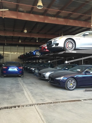Storing Maserati Vehicles BendPak Parking Lifts