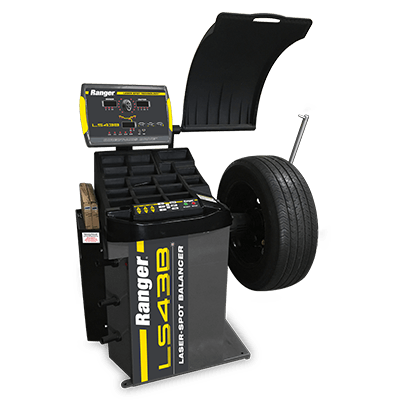 LS43B Wheel Balancer / 3D Quick-Touch™ Laser-Spot™ / 36 mm Shaft