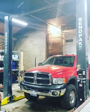 Dodge Truck BendPak 2 Post Hoist