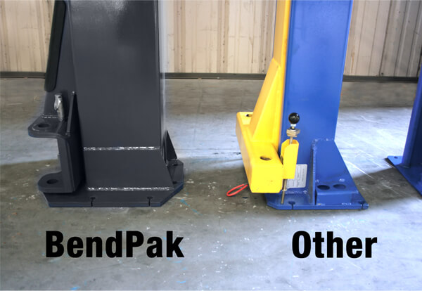 BendPak Car Hoist Side Bottom